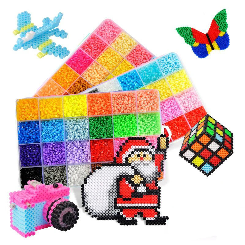🧩✨Kit de Perles Hama 2.6mm – Créez, Assemblez, Repasser et Admirez Vos Œuvres !