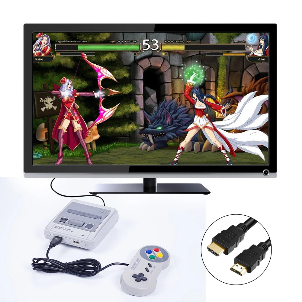 Coque de jeu portable rétro intégrée de plus de 45 000 pour SNES/MEGA