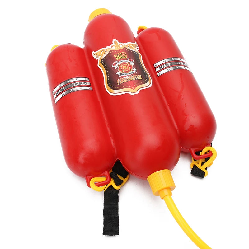Pistolet à eau grande capacité, sac à dos de pompier, pistolet à eau extractible, jeux d'eau de plage, jouet d'extérieur, cadeau pour enfants
