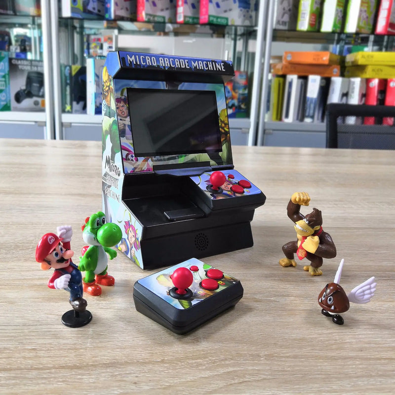 Mini console de jeu portable sans fil rétro classique TFT 4,3 pouces, micro-arcade, 300 jeux intégrés, sortie TV