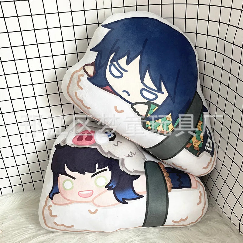 Poupée en peluche Demon Slayer Kimetsu No Yaiba, Anime Demon Slayer Kamado Tanjirou Nezuko Sushi, mignon et doux, pendentif clé en peluche, jouets