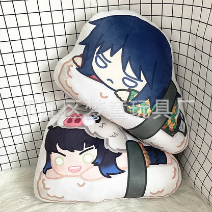 Poupée en peluche Demon Slayer Kimetsu No Yaiba, Anime Demon Slayer Kamado Tanjirou Nezuko Sushi, mignon et doux, pendentif clé en peluche, jouets