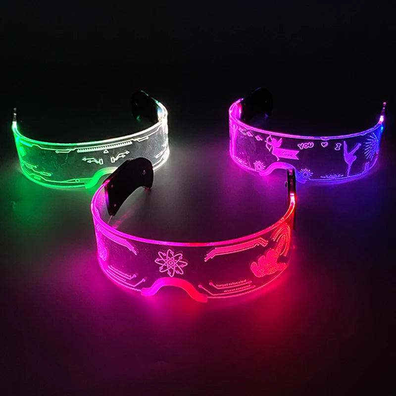 🕺🎉 Lunettes LED Colorées Shoous – Brille comme jamais !