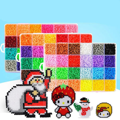 🧩✨Kit de Perles Hama 2.6mm – Créez, Assemblez, Repasser et Admirez Vos Œuvres !