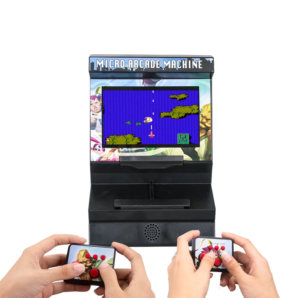 Mini console de jeu portable sans fil rétro classique TFT 4,3 pouces, micro-arcade, 300 jeux intégrés, sortie TV