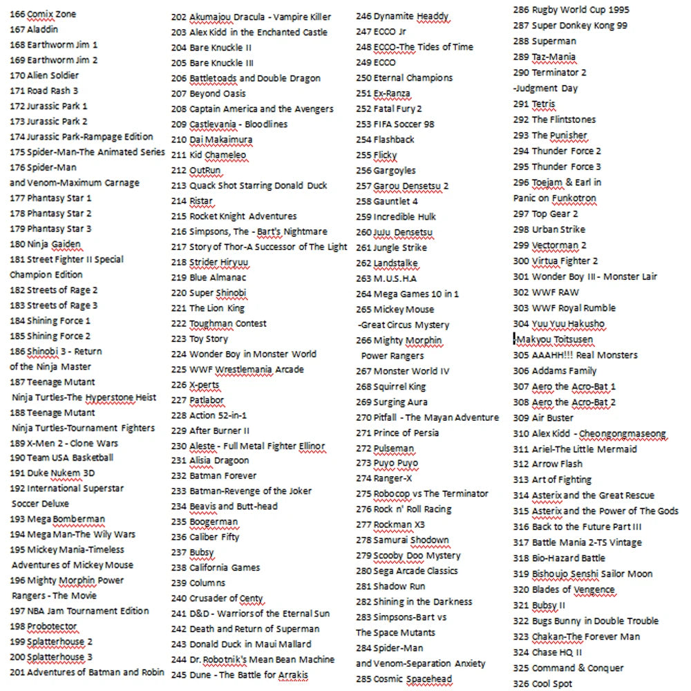 Pour console de jeu vidéo Sega MegaDrive MD2 Mini TV originale, joystick 16 bits, sortie AV, double manette filaire, livraison directe