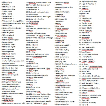 Pour console de jeu vidéo Sega MegaDrive MD2 Mini TV originale, joystick 16 bits, sortie AV, double manette filaire, livraison directe