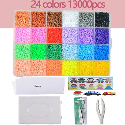 🧩✨Kit de Perles Hama 2.6mm – Créez, Assemblez, Repasser et Admirez Vos Œuvres !