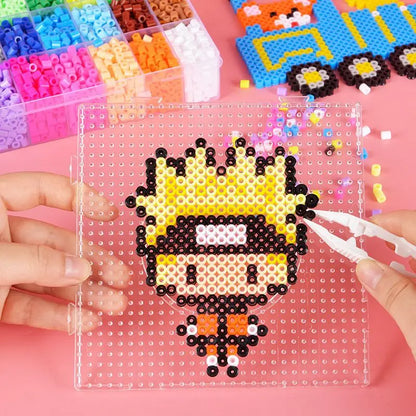 🧩✨Kit de Perles Hama 2.6mm – Créez, Assemblez, Repasser et Admirez Vos Œuvres !