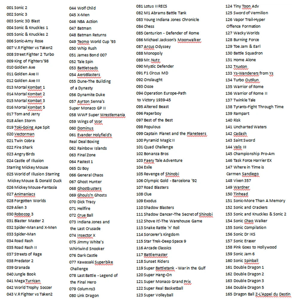 Pour console de jeu vidéo Sega MegaDrive MD2 Mini TV originale, joystick 16 bits, sortie AV, double manette filaire, livraison directe