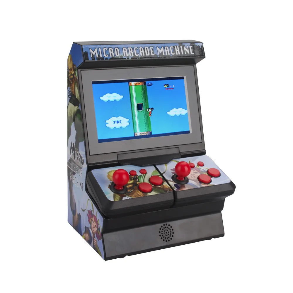 Mini console de jeu portable sans fil rétro classique TFT 4,3 pouces, micro-arcade, 300 jeux intégrés, sortie TV
