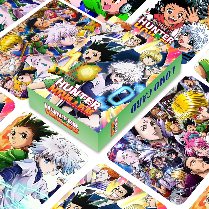 Cartes Lomo de l'anime japonais Demon Slayer One Piece, 1 paquet de 96 pièces, jeux de cartes avec cartes postales et messages, cadeau pour les fans, collection de jeux et jouets