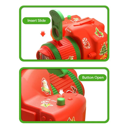 🎅✨Caméra de Noël Projecteur Lumineux – Magie Visuelle Cadeau Intelligent pour Enfants