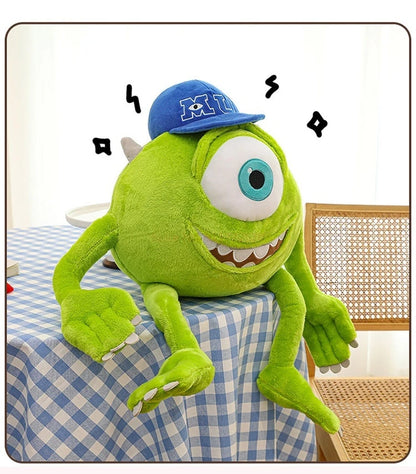 Peluche Mike Wazowski de Disney Monsters University, coussin décoratif pour canapé, décoration de chambre, cadeaux de Noël pour enfants