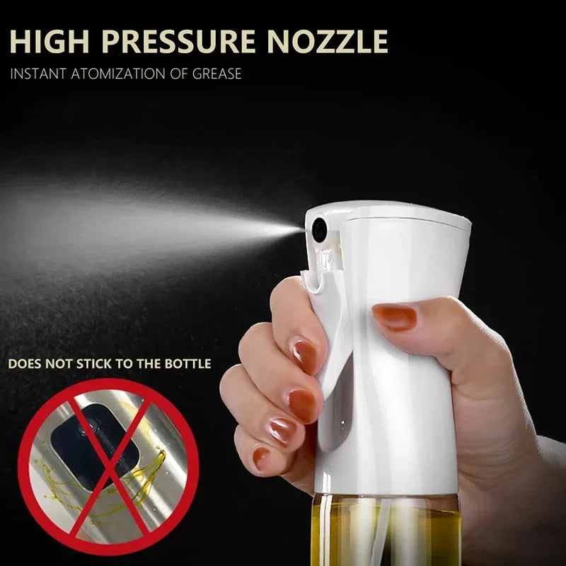 Bouteille de pulvérisation d'huile en plastique, vaporisateur d'huile de cuisine domestique, nébulisation, remplissage de brume, cuisson, distributeur de Camping pour barbecue à double usage, 200/300/500ml