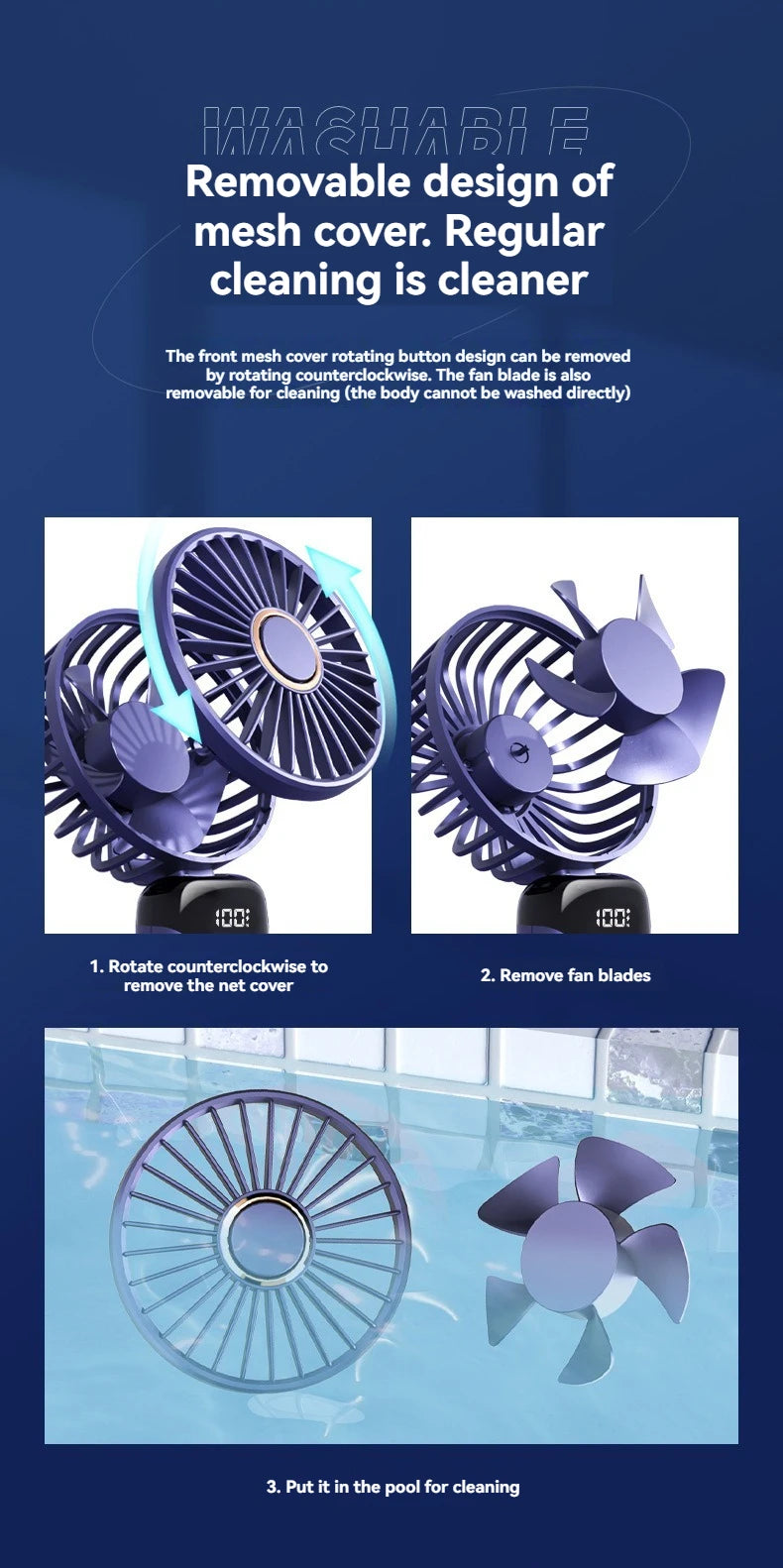 🧊 BreezeTech™ Mini Climatiseur Portable – Fraîcheur Instantanée à Emporter Partout