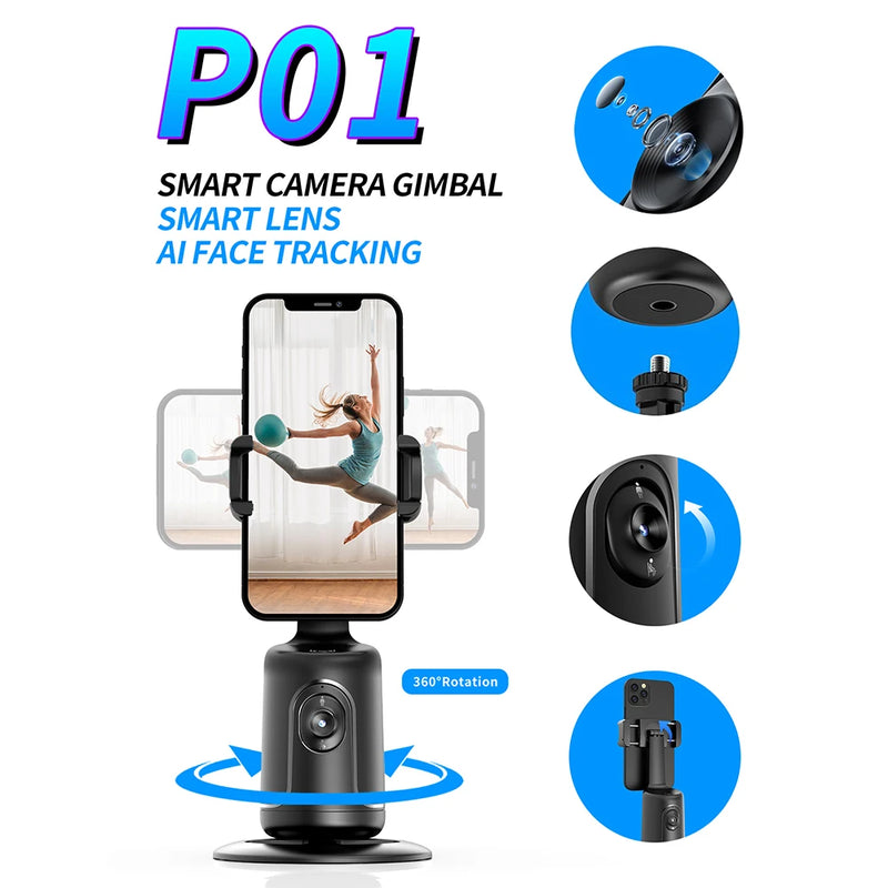 🎥 AutoTrack 360™ – Le Stabilisateur Intelligemment Suivi pour Créateurs Inspirés