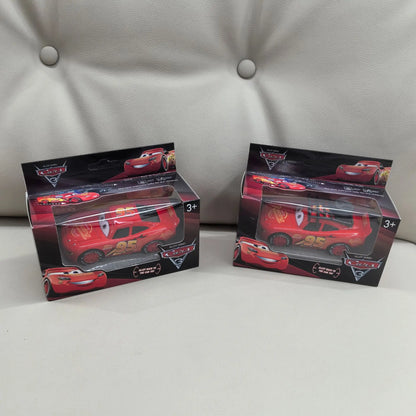 Voiture en alliage Disney Cars Lightning McQueen, modèle original, lumière 3D, musique, traction, Flash McQueen, jouet cadeau pour enfants