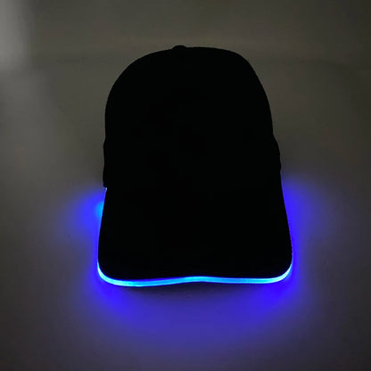 🧢💡Casquette LED à Fibre Optique – Le Style Qui Brille dans la Nuit !