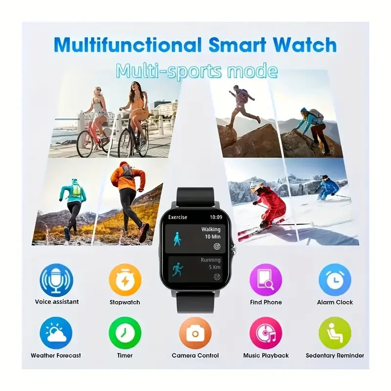 ⌚SmartStyle™ KESHUYOU 2025 – Montre Connectée 2.01" HD pour Homme & Femme