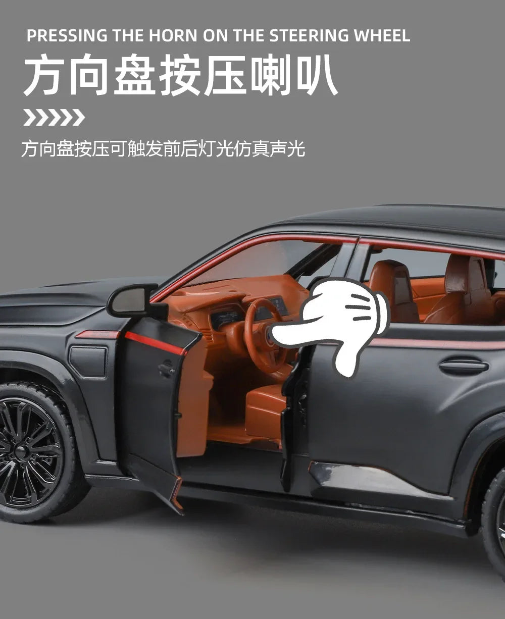 BMW XM SUV Alliage Voiture Moulée Sous Pression &amp; Véhicules Jouets Modèle De Voiture Son et Lumière Voiture À Tirer