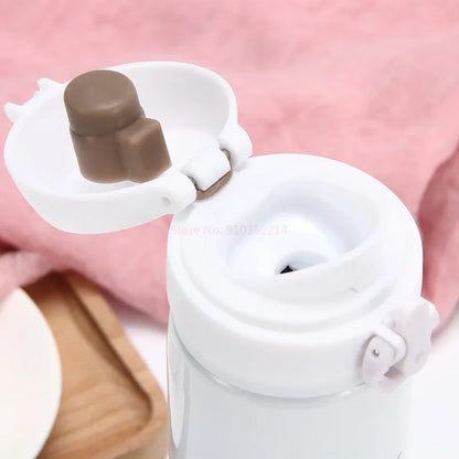 Bouteille isotherme Hello Kitty pour enfant, thermos rose en acier inoxydable, motif dessin animé