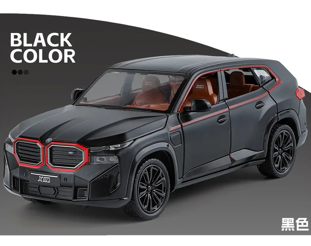 BMW XM SUV Alliage Voiture Moulée Sous Pression &amp; Véhicules Jouets Modèle De Voiture Son et Lumière Voiture À Tirer