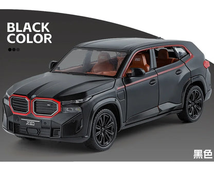 BMW XM SUV Alliage Voiture Moulée Sous Pression &amp; Véhicules Jouets Modèle De Voiture Son et Lumière Voiture À Tirer