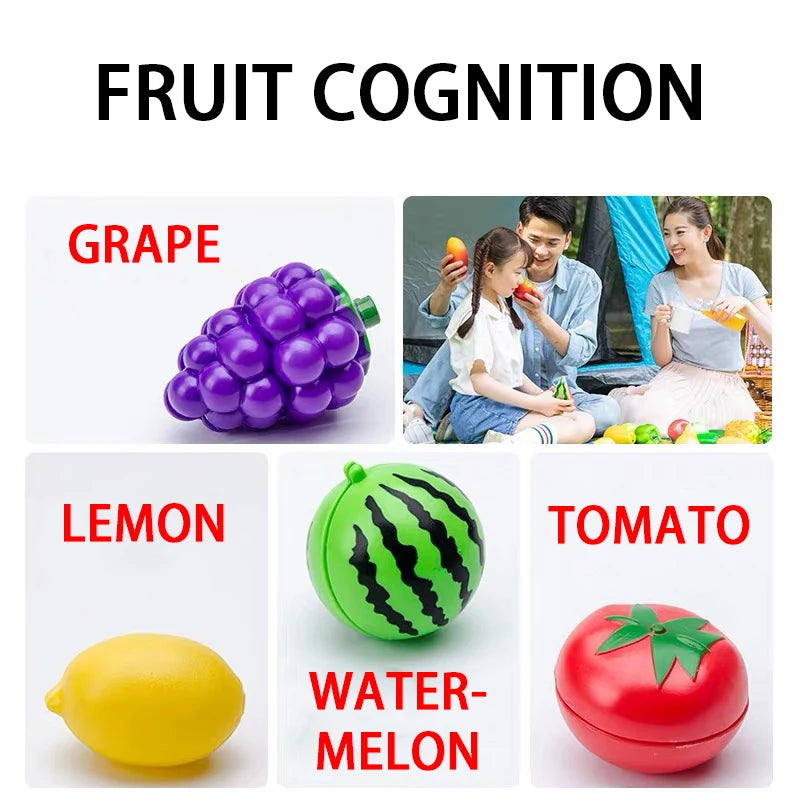 Jouet éducatif en plastique pour la cuisine, ensemble de jouets pour couper les fruits et légumes, maison de jeu, jouets de simulation, éducation précoce, cadeaux pour filles et garçons