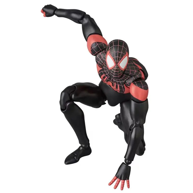 Figurine articulée Spider-Man Miles Morales, Mafex 092, Ultimate Comics, figurine Spider-Man Shf, Ko, jouet, cadeau