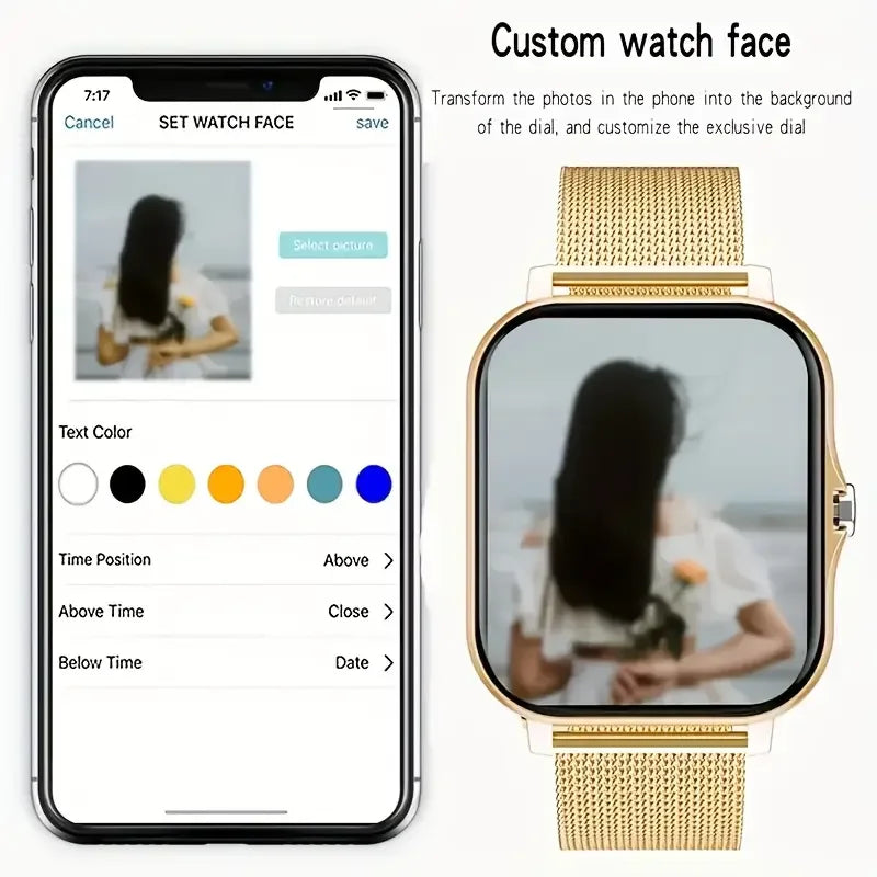 ⌚SmartStyle™ KESHUYOU 2025 – Montre Connectée 2.01" HD pour Homme & Femme