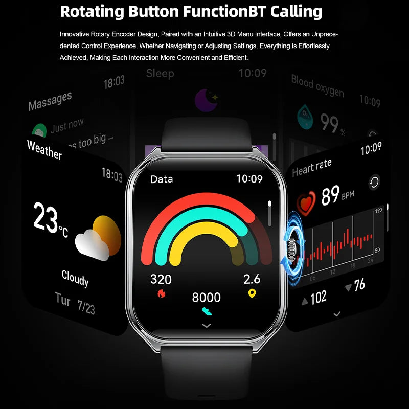 ⌚ VibeWatch™ Ultra AMOLED Élégance, Technologie et Performance à Votre Poignet