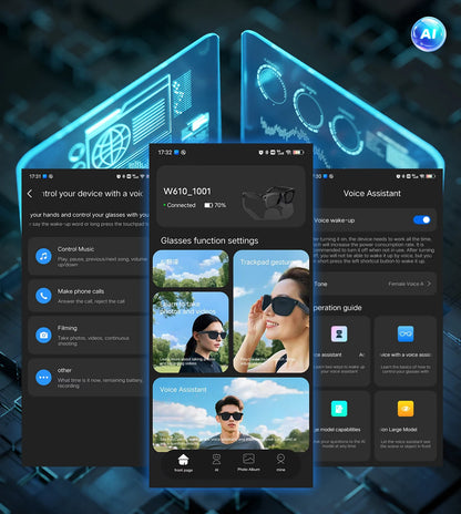 🕶️✨Lunettes Intelligentes AI 2025 – Technologie de Demain, Élégance d’Aujourd’hui