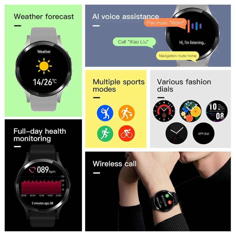 ⌚SmartPulse Pro™ 2025 – La Montre Intelligente Élégante et Performante pour un Quotidien Connecté