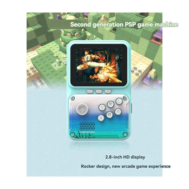 Console de jeux vidéo portable 2,8 pouces, 500 jeux d'arcade rétro, prise en charge de la connexion AV, cadeau pour enfants