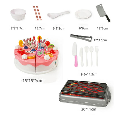 Jouet éducatif en plastique pour la cuisine, ensemble de jouets pour couper les fruits et légumes, maison de jeu, jouets de simulation, éducation précoce, cadeaux pour filles et garçons