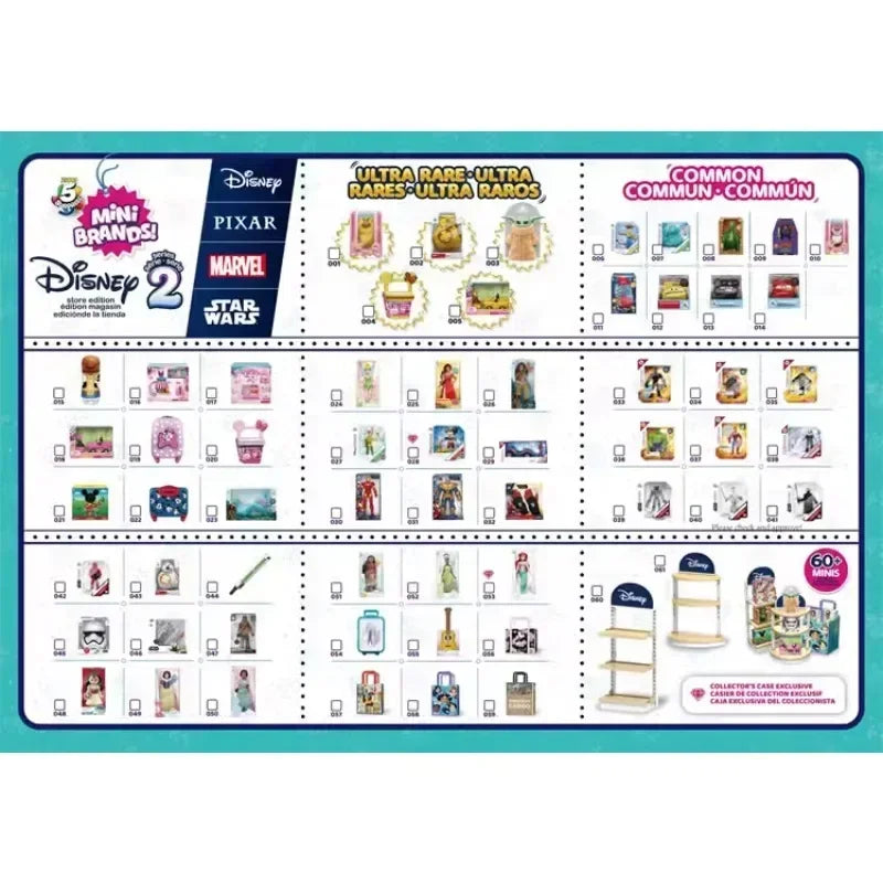 🎁✨ Disney Mini Marques – 5 Capsules Surprise Série 3