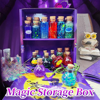 🧙♀️🌈 Kit de Potions Magiques Féeriques – Créez Vos Propres Sortilèges Colorés !