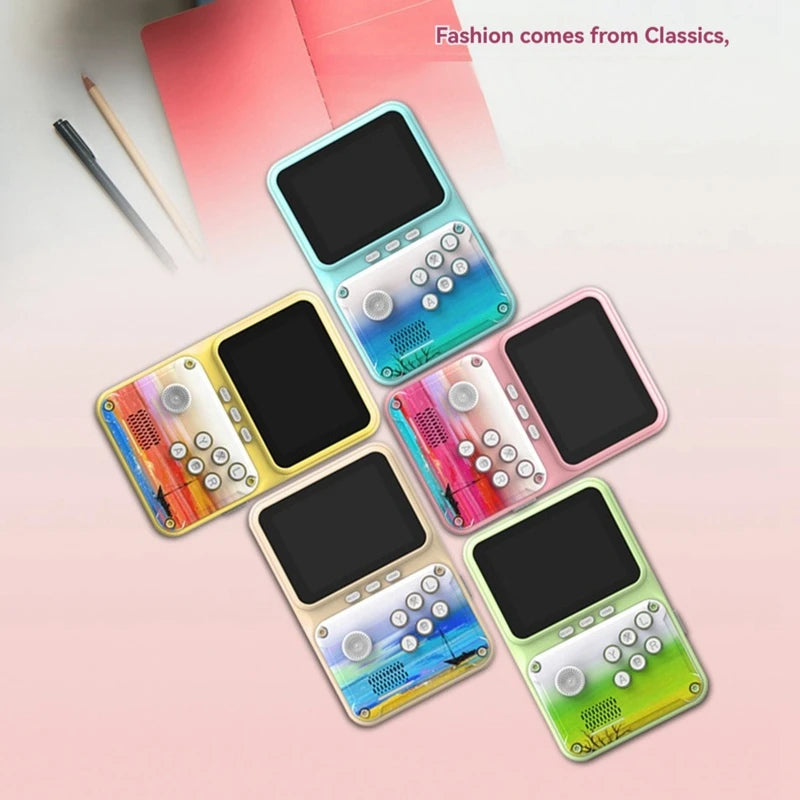 Console de jeux vidéo portable 2,8 pouces, 500 jeux d'arcade rétro, prise en charge de la connexion AV, cadeau pour enfants