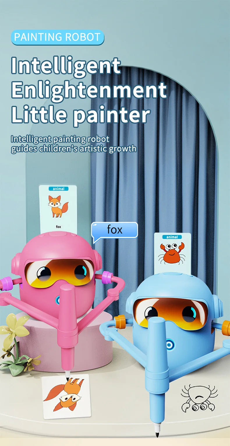 🤖 Robot de Dessin Intelligent Automatique – L’Ami Éducatif qui Inspire la Créativité !