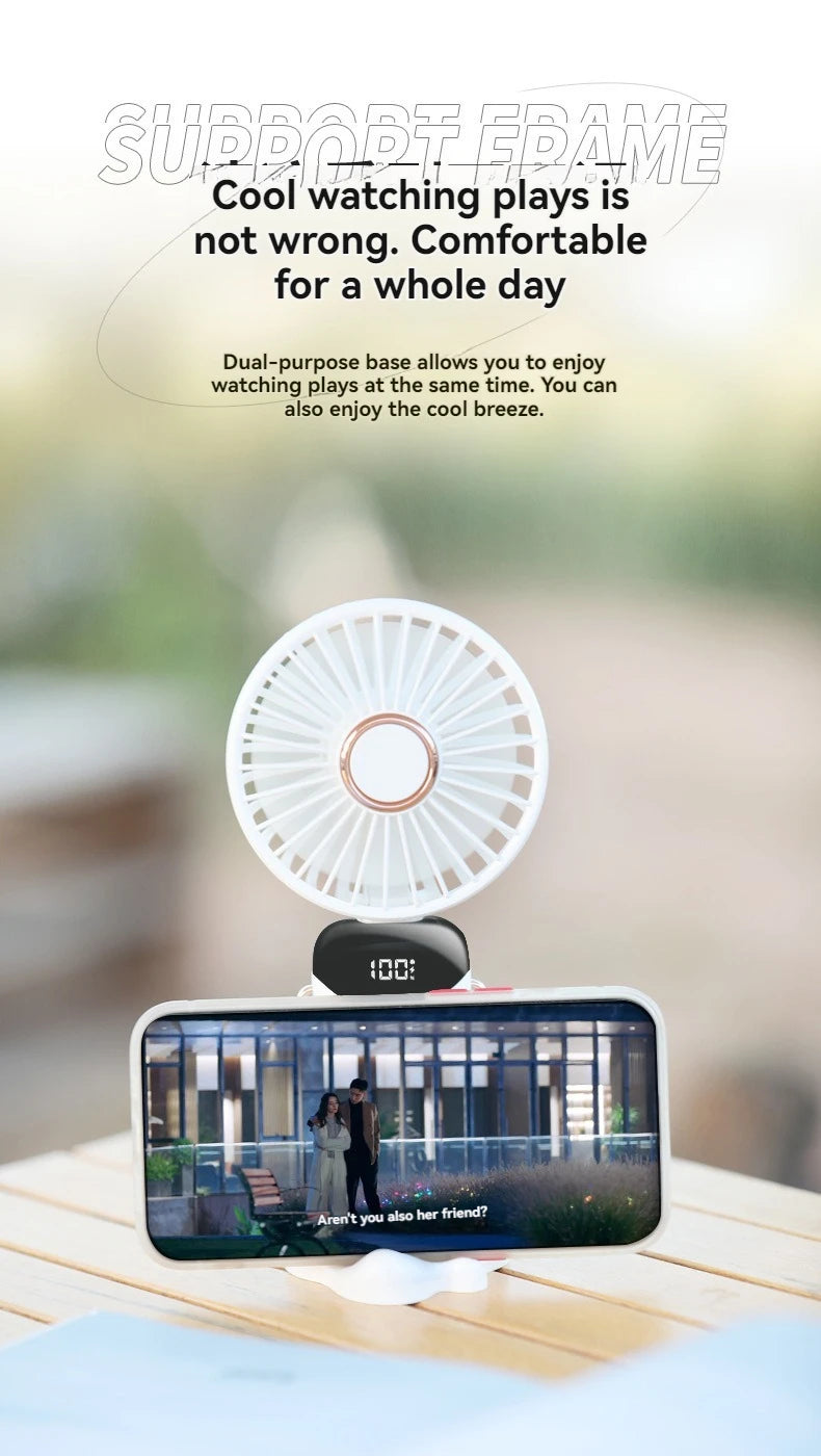 🧊 BreezeTech™ Mini Climatiseur Portable – Fraîcheur Instantanée à Emporter Partout