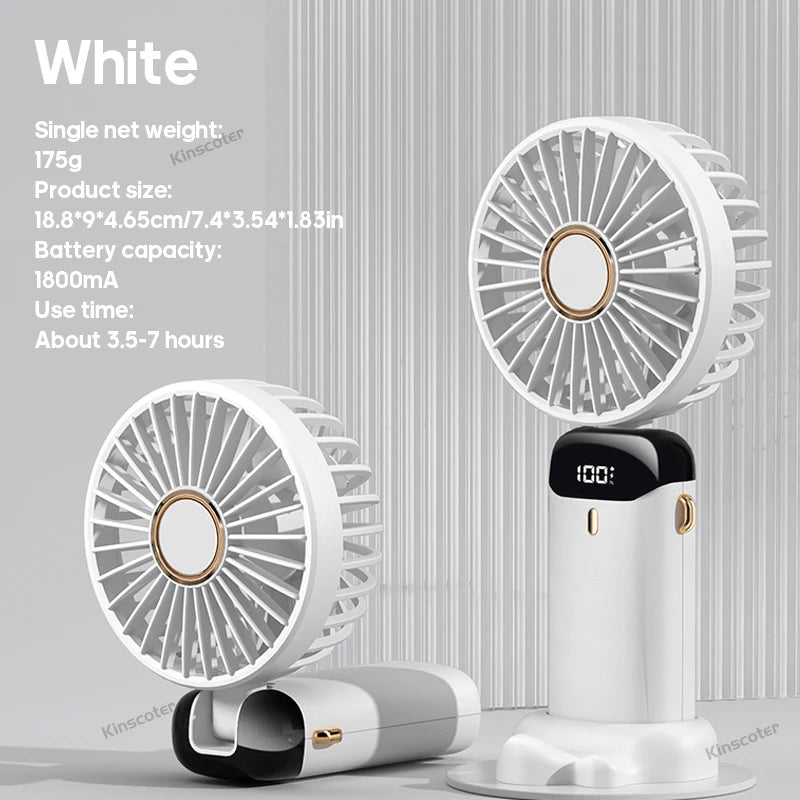 Mini ventilateur portatif USB Mini ventilateur de refroidissement portable Petit ventilateur de chargement Mini ventilateur de chargement silencieux Bureau du dortoir Bureau de l'étudiant Cadeaux longue durée