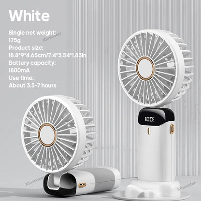 Mini ventilateur portatif USB Mini ventilateur de refroidissement portable Petit ventilateur de chargement Mini ventilateur de chargement silencieux Bureau du dortoir Bureau de l'étudiant Cadeaux longue durée