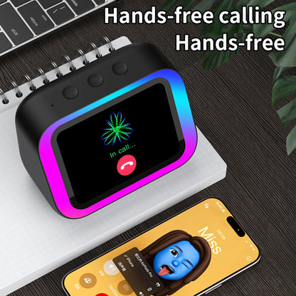 🔊🧠Haut-Parleur Intelligent AI Bluetooth 5.4 – L’Assistant Vocal qui Allie Style, Son & Innovation