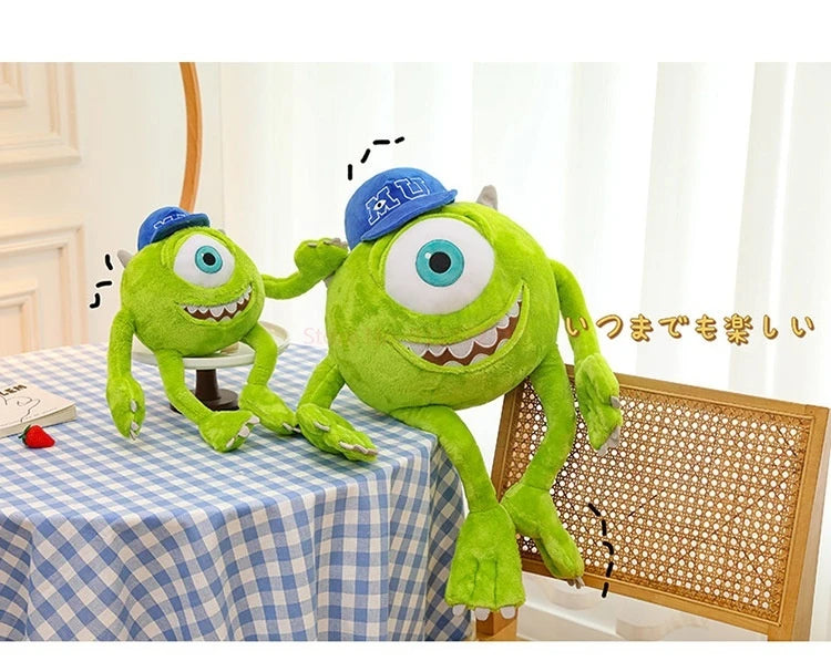 Peluche Mike Wazowski de Disney Monsters University, coussin décoratif pour canapé, décoration de chambre, cadeaux de Noël pour enfants