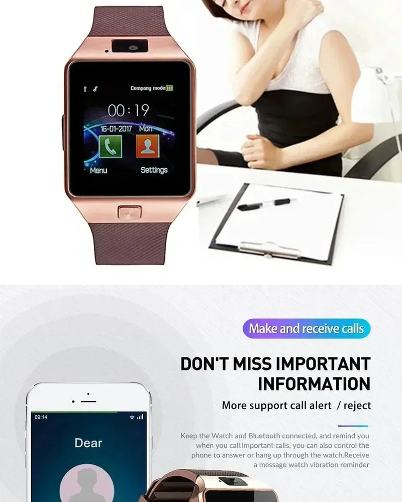 ⌚DZ09 SmartTouch™ – La Montre Intelligente Multitâche au Meilleur Prix