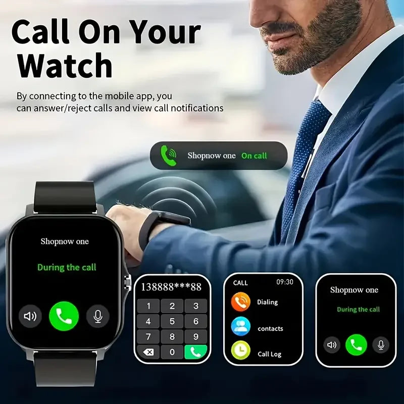 ⌚SmartStyle™ KESHUYOU 2025 – Montre Connectée 2.01" HD pour Homme & Femme