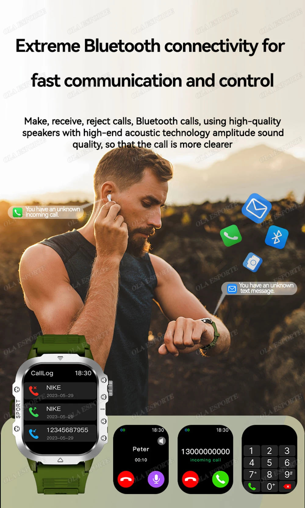 ⌚TitanForce GPS™ 2025 – Montre Intelligente Militaire Étanche, Sport & Santé | Homme Aventure & Performance