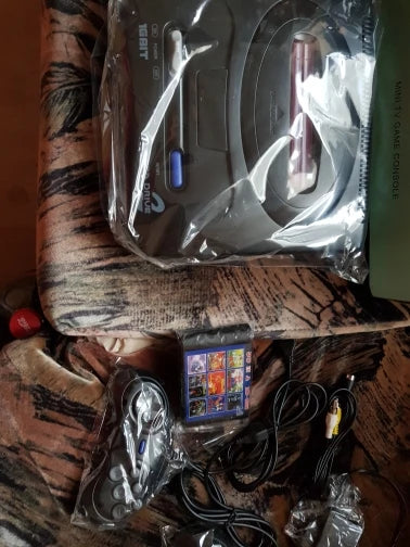 Console de jeu vidéo Sega MD2 2 TV, version PAL, couleur noire, prise UE, carte classique 16 bits, pour garçon