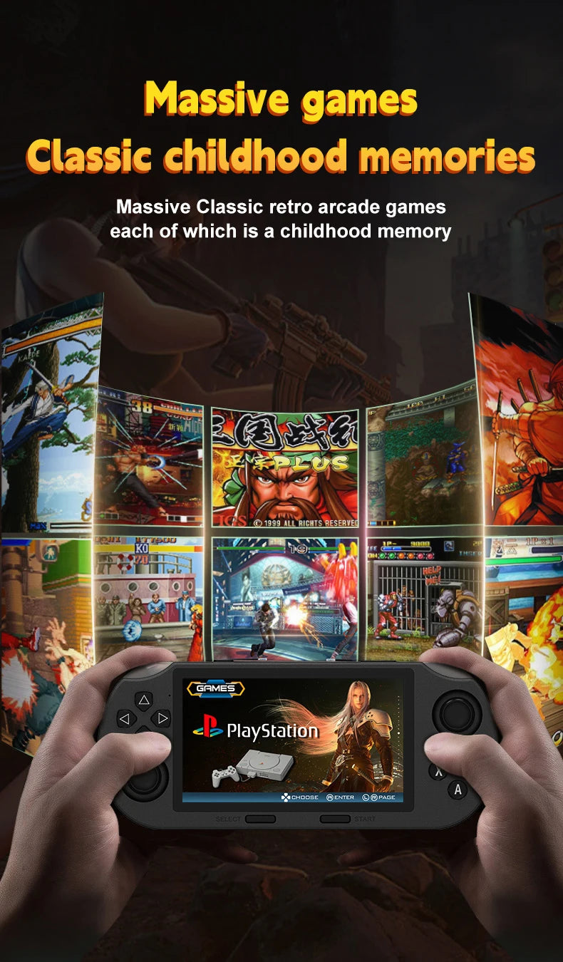 Console de jeu portable rétro SF3000, écran IPS de 4,5 pouces, mini lecteur Everdrive portable sans fil pour Gameboy